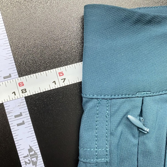 NWT Columbia Pants Womens 8 Blue Convertible Hiking Cargo UPF 40+ Stretch Trail - Picture 13 of 16